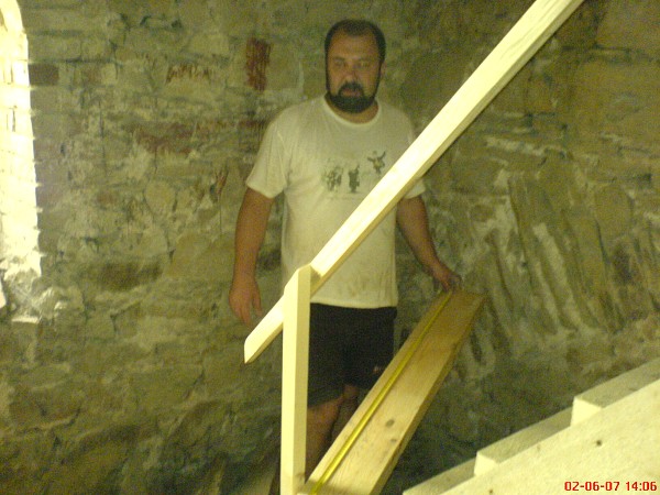 Oprava schod na vi - 2.6.2007