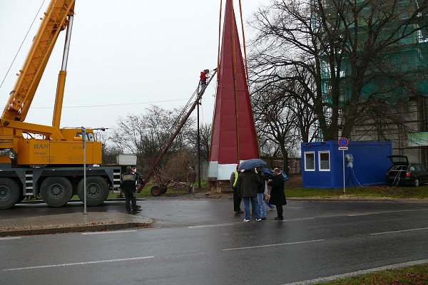 Vyzvednutí věže - 21.11.2008