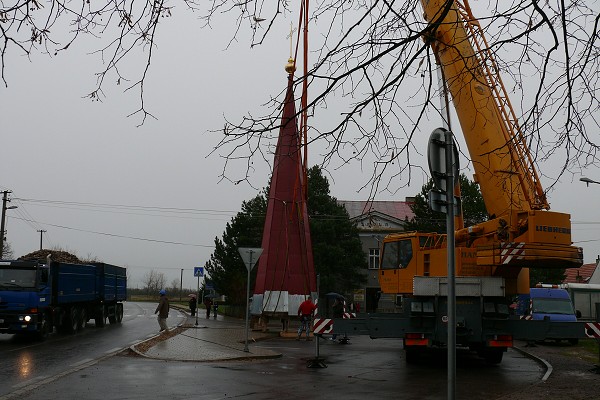 Vyzvednutí věže - 21.11.2008