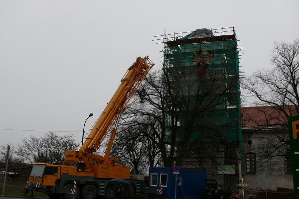 Vyzvednutí věže - 21.11.2008