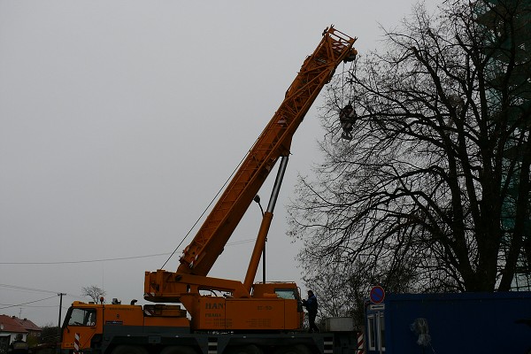 Vyzvednutí věže - 21.11.2008