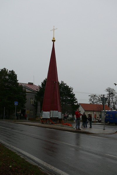 Vyzvednutí věže - 21.11.2008