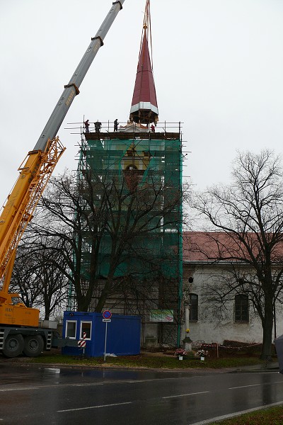 Vyzvednutí věže - 21.11.2008