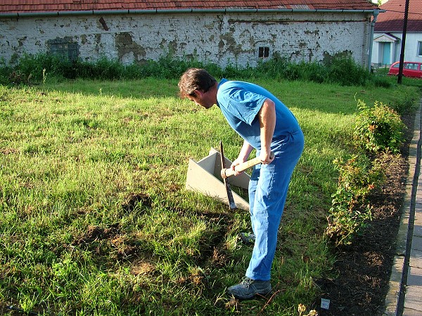 Položení pamětní desky - 25.7.2009