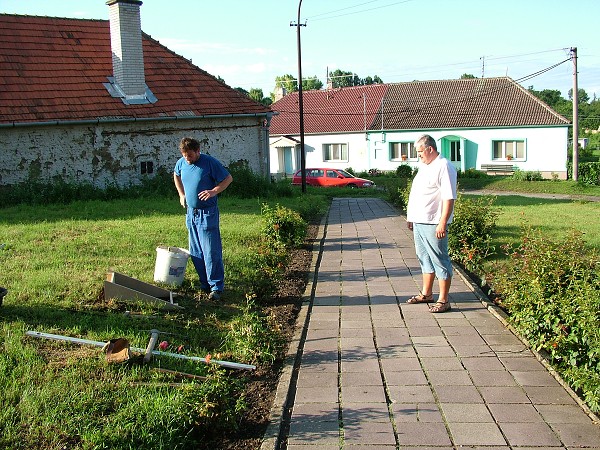 Položení pamětní desky - 25.7.2009