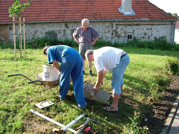 Položení pamětní desky - 25.7.2009