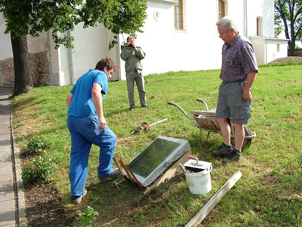 Položení pamětní desky - 25.7.2009