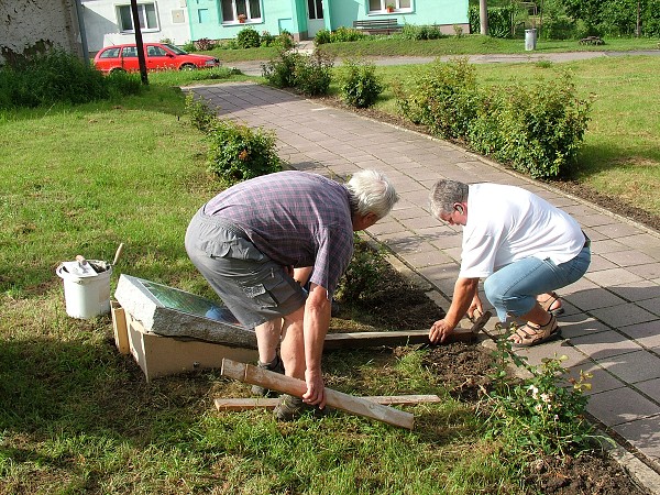 Položení pamětní desky - 25.7.2009