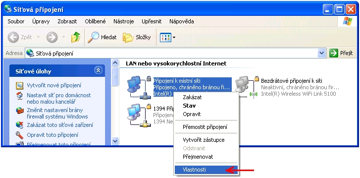 Nastaven IP adres LITOBRATICE-NET - obrzek 3